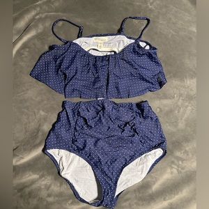 Motherhood maternity 2-piece nursing swim suit